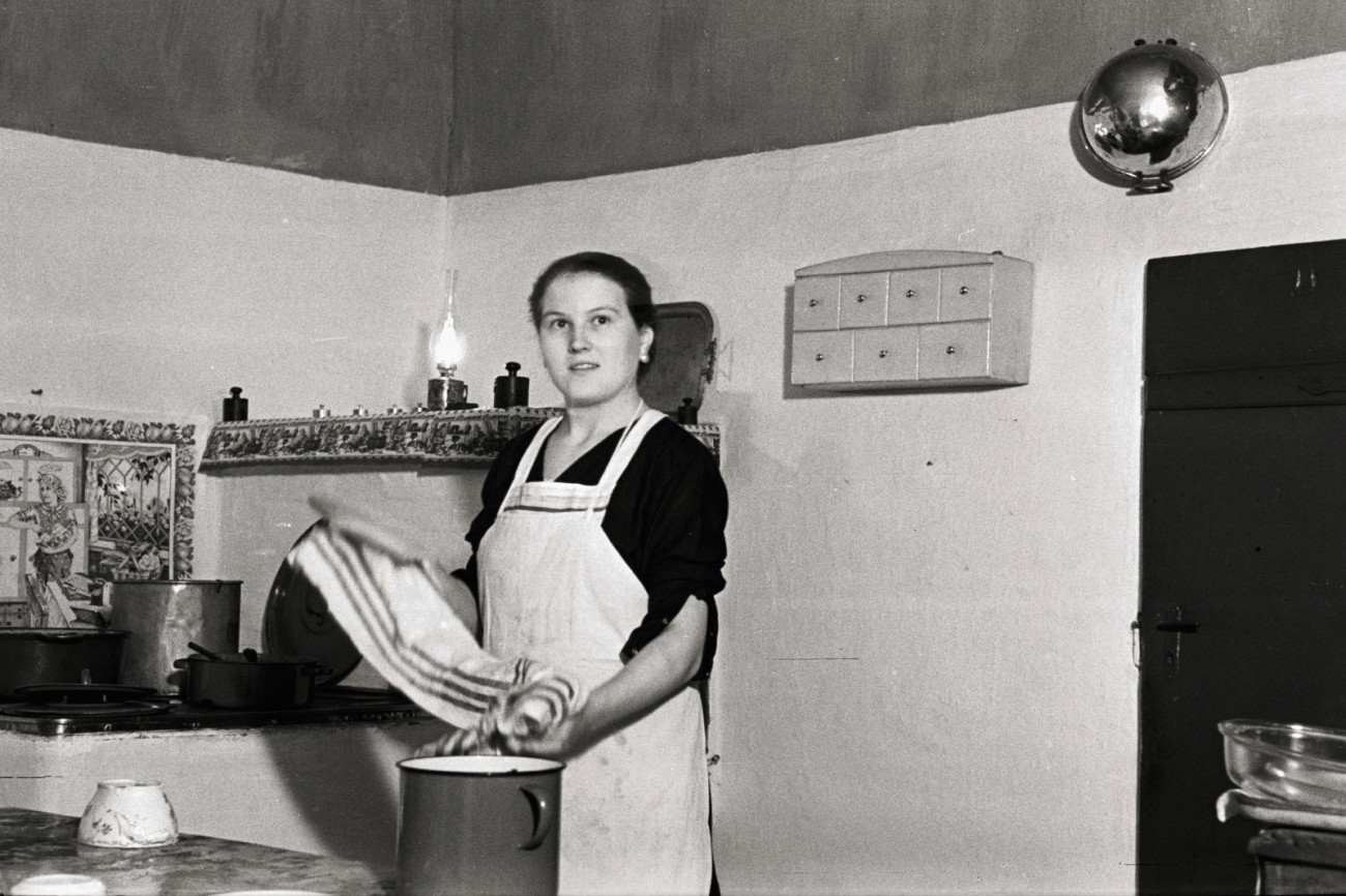 Dédanyáink konyhája (Forrás: Fortepan.hu)