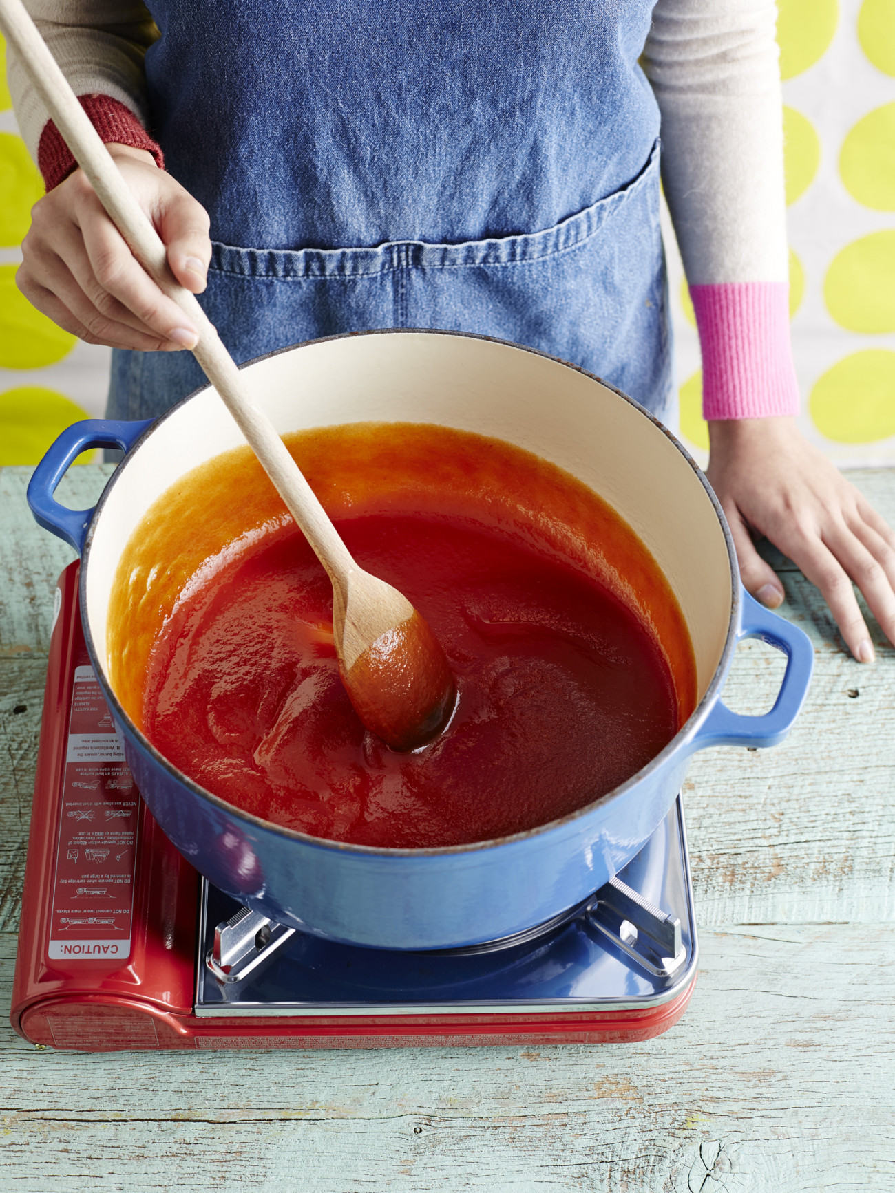 A házi ketchup készítése