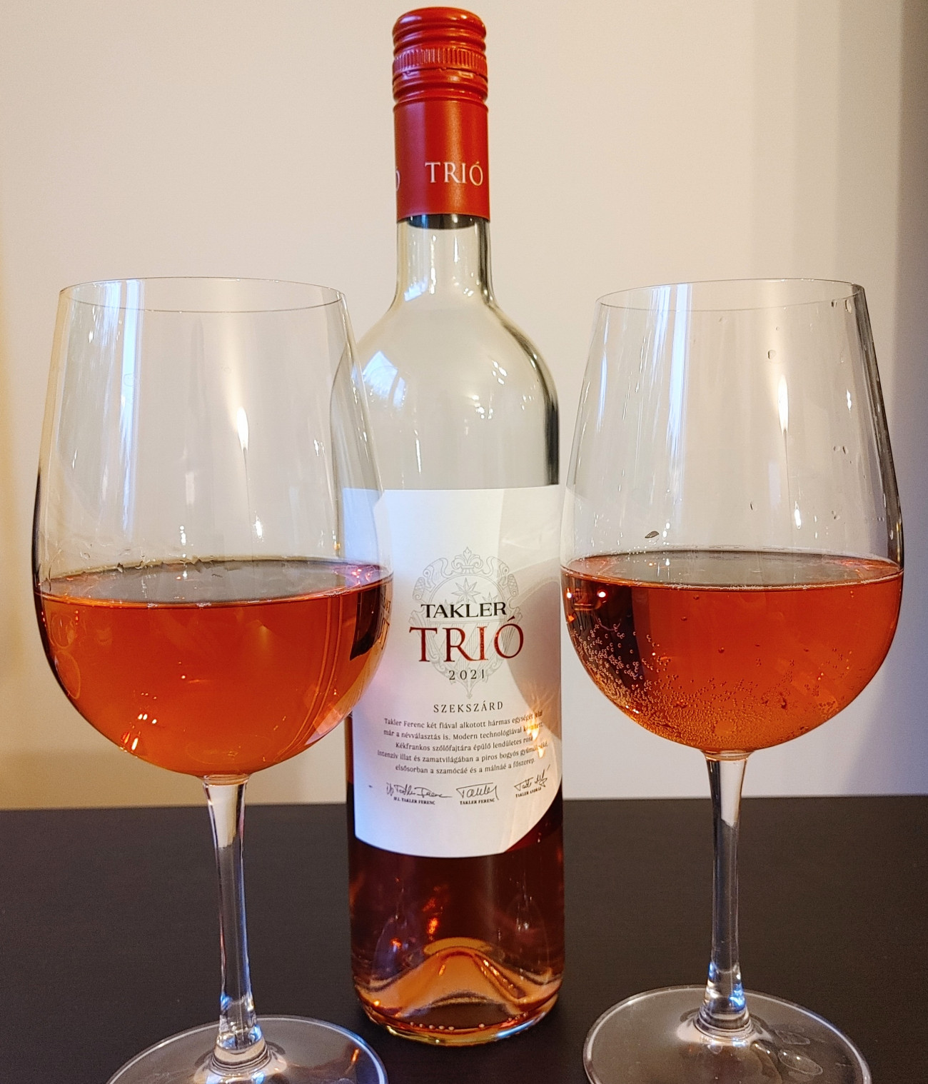 Takler Trió Rosé Cuvée, 2021