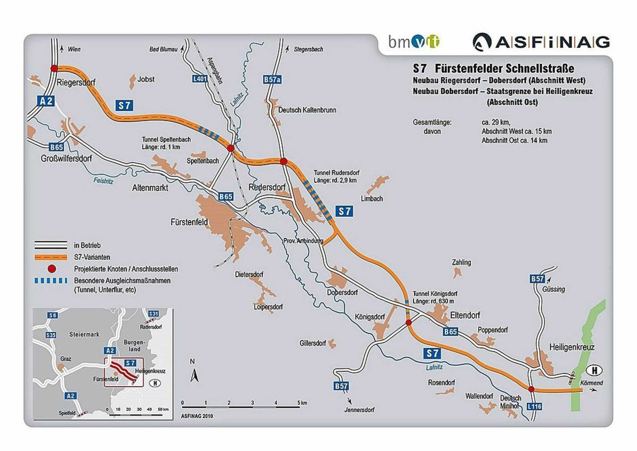 
Az S7-es autópálya, már csak tíz kilométer hiányzik belőle
Forrás: ASFINAG
